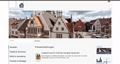 Desktop Screenshot of lemgo.de